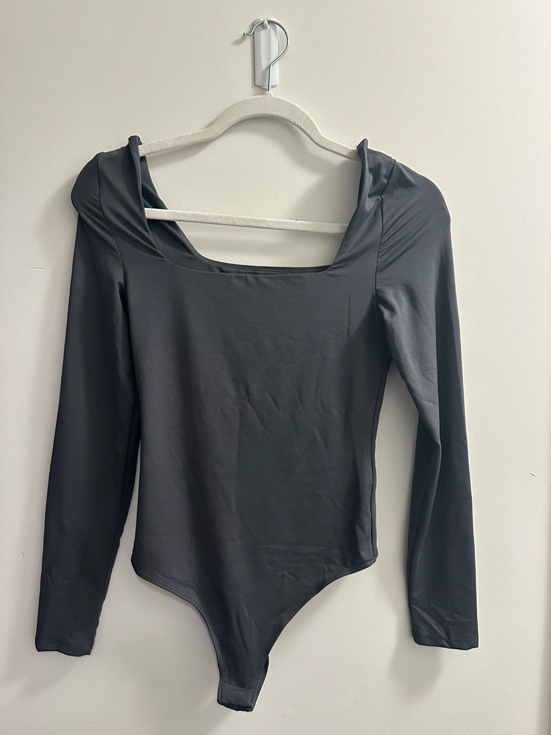 Long Sleeve Square Neck Bodysuit