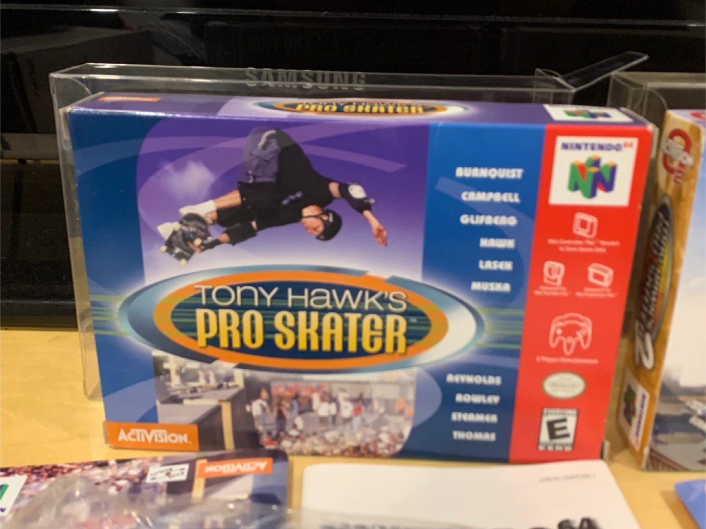 2 Nintendo N64 Tony Hawk 1 & 2 Games Mint CIB - photo 5