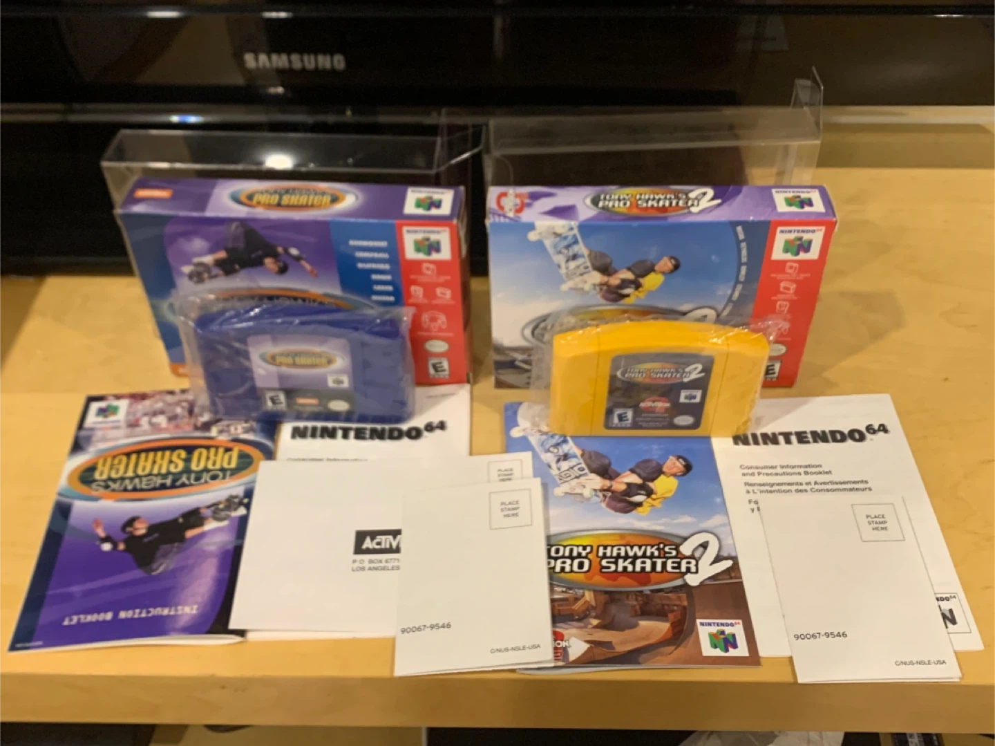 2 Nintendo N64 Tony Hawk 1 & 2 Games Mint CIB - photo 2