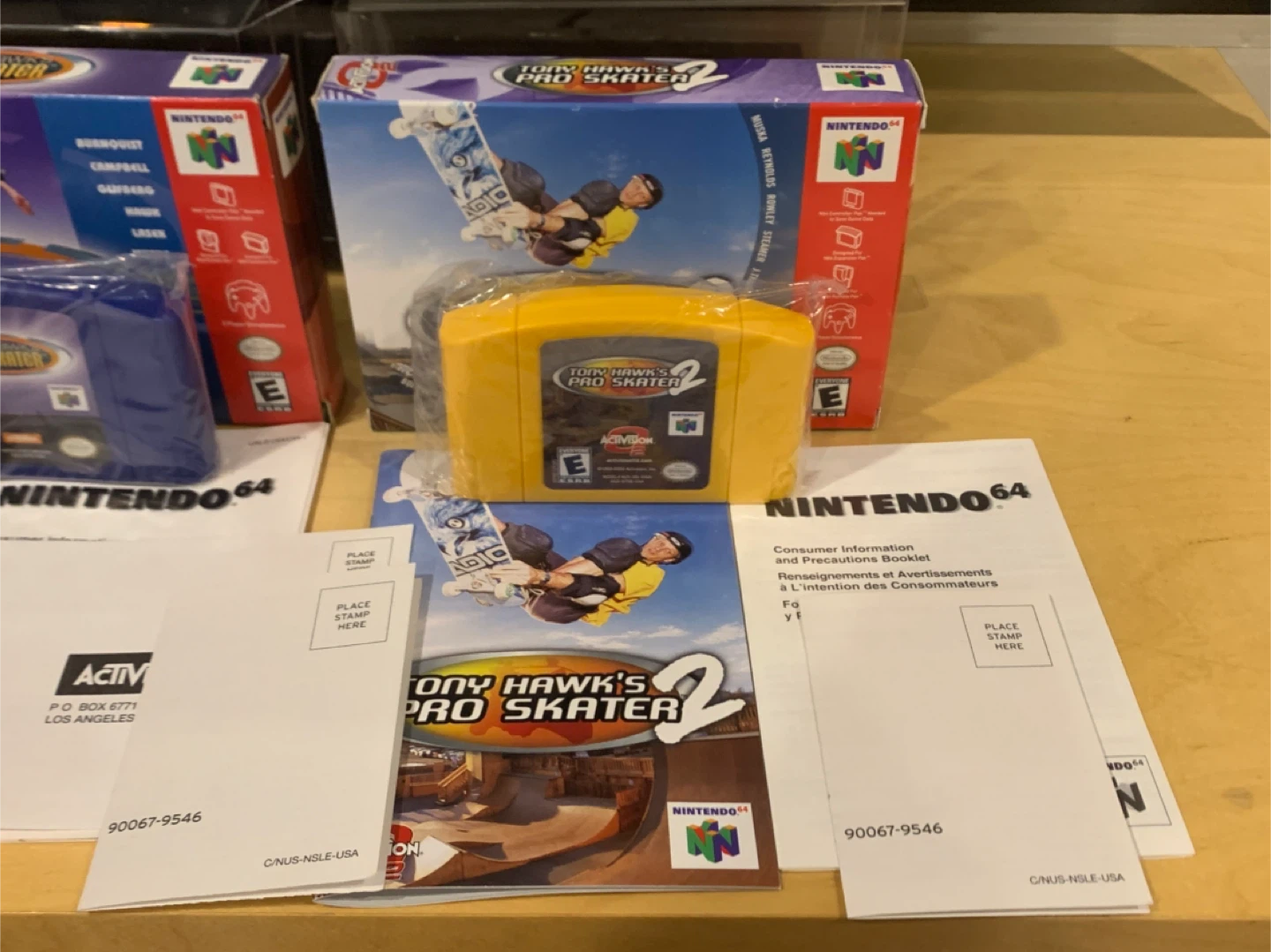 2 Nintendo N64 Tony Hawk 1 & 2 Games Mint CIB - photo 4