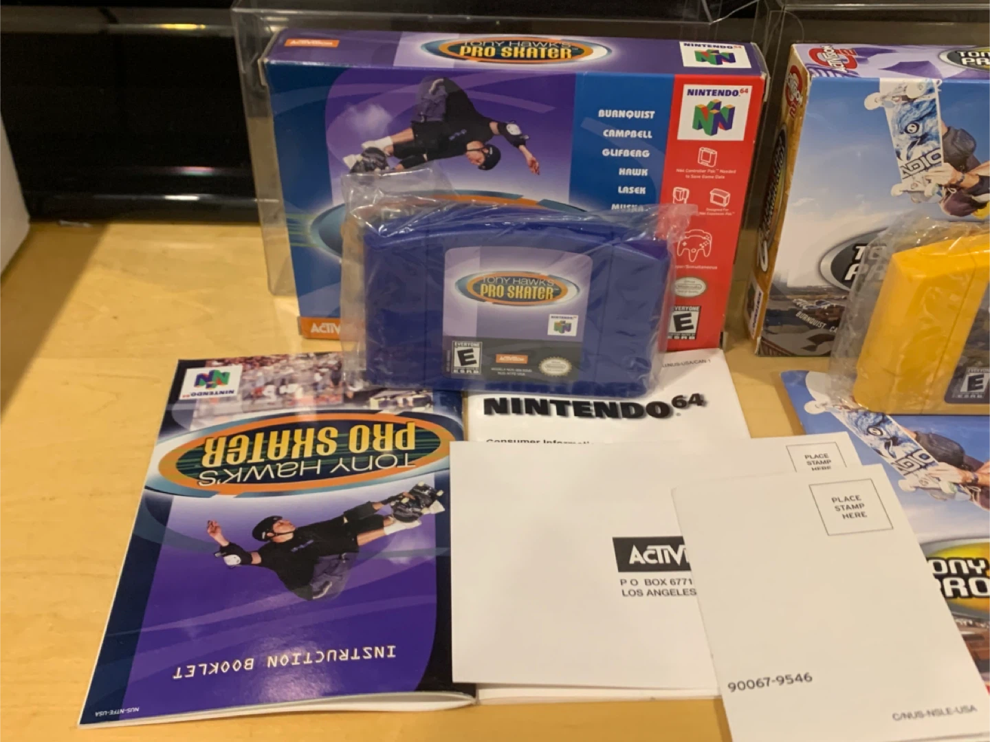 2 Nintendo N64 Tony Hawk 1 & 2 Games Mint CIB - photo 3