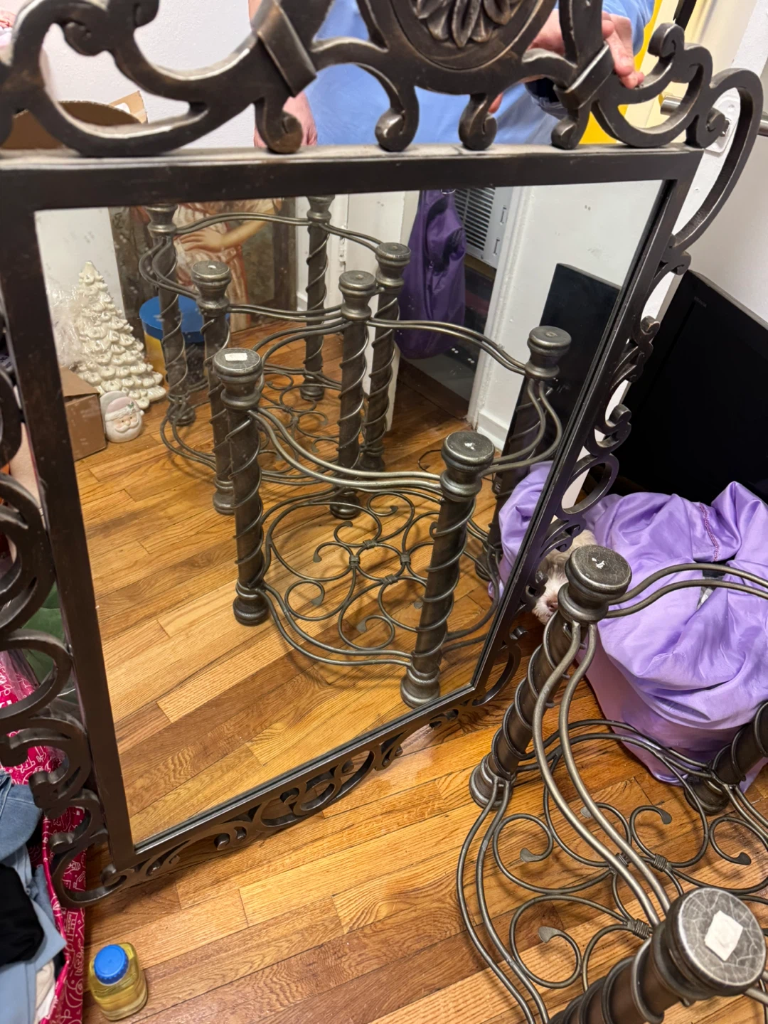 Ornate Metal Vanity Mirror - photo 3