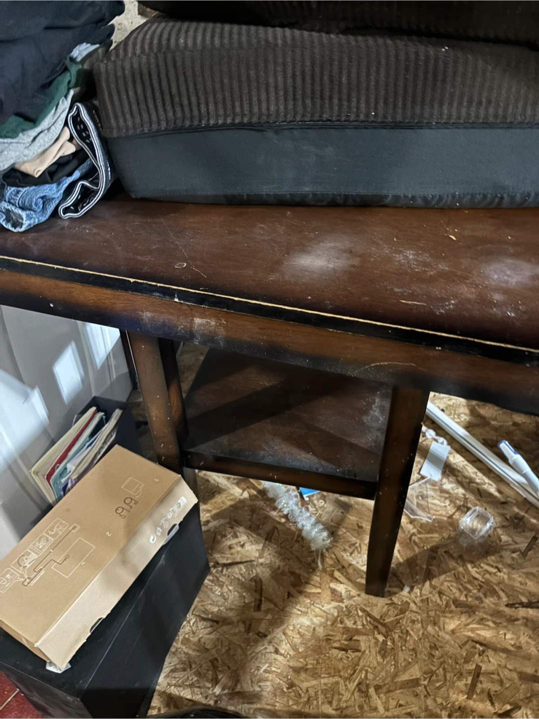 Wooden Dining Chair with Upholstered Seat - photo 3