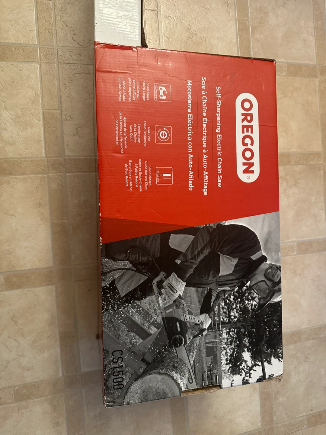 Oregon CS1500 Self-Sharpening Electric Chainsaw - photo 3
