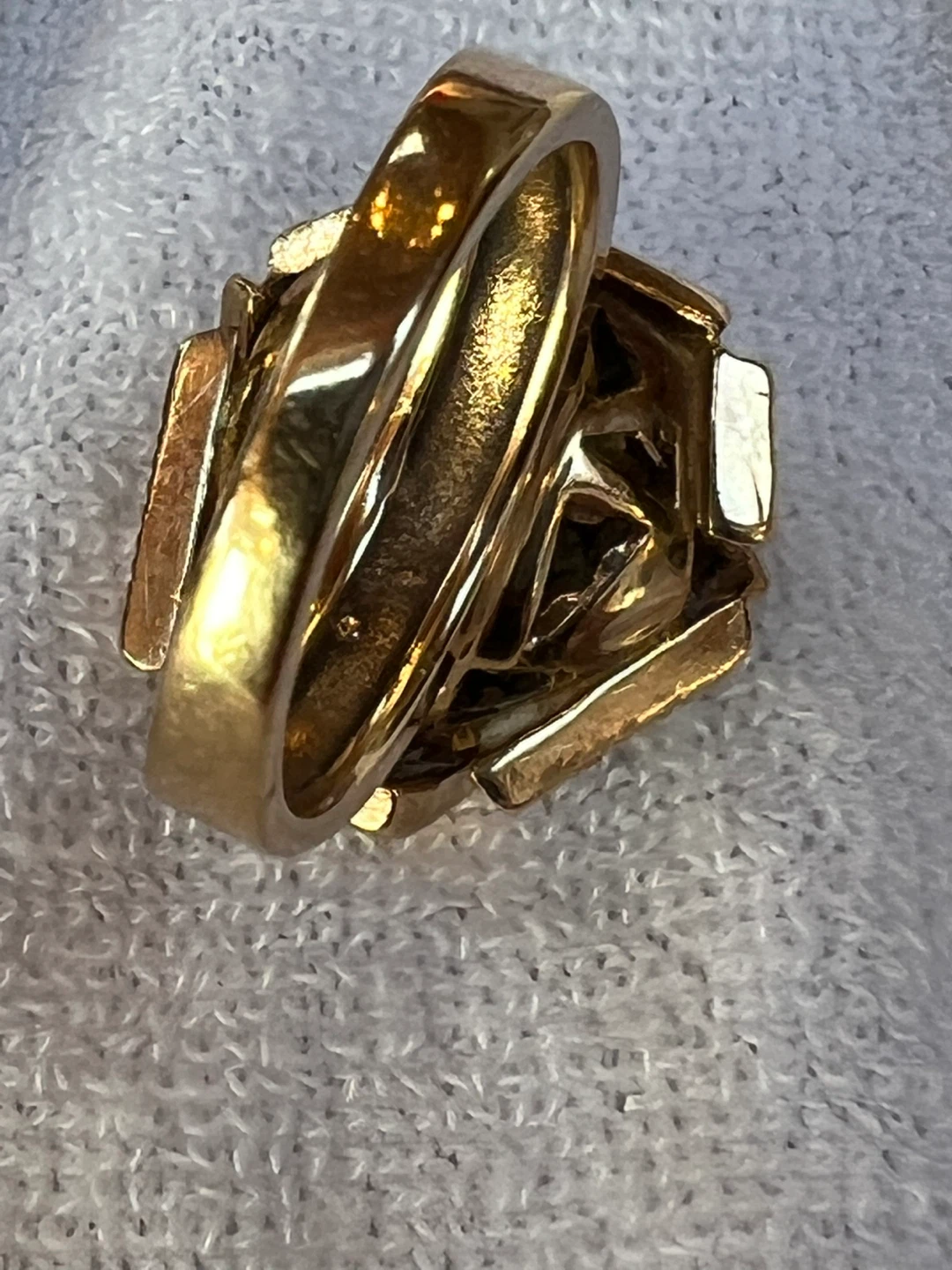 10kt Yellow Gold and Diamond Ring - photo 5