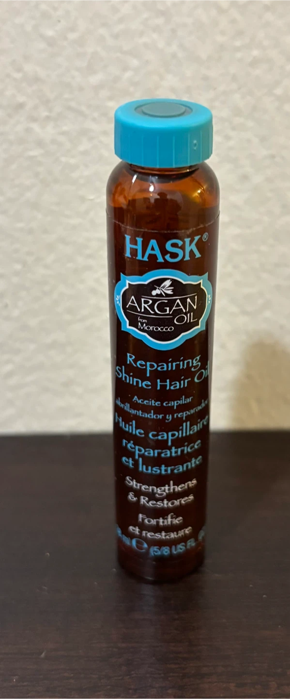 Hask Argan Oil Repairing Shine Hair Oil 5/8 US Fl Oz