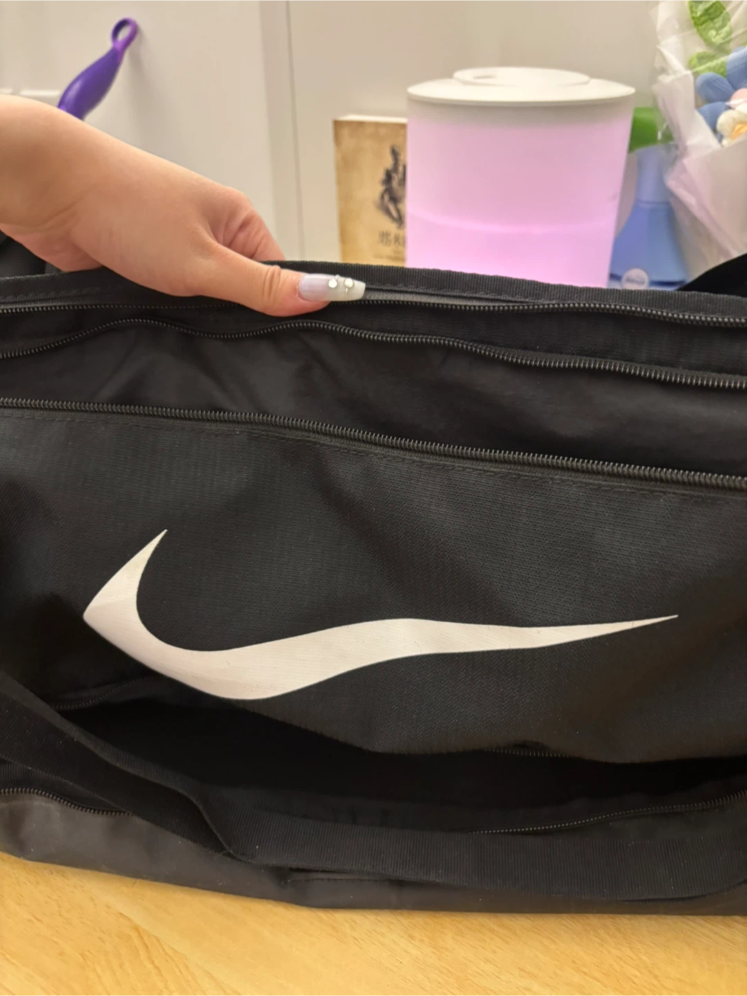 Nike Black Duffel Bag