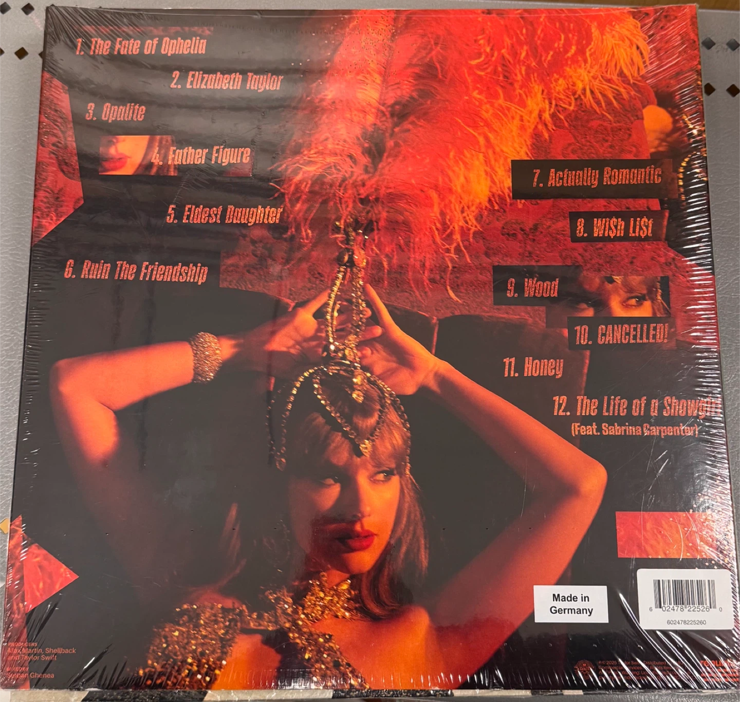 Taylor Swift The Life of a Showgirl Vinyl Record - photo 2