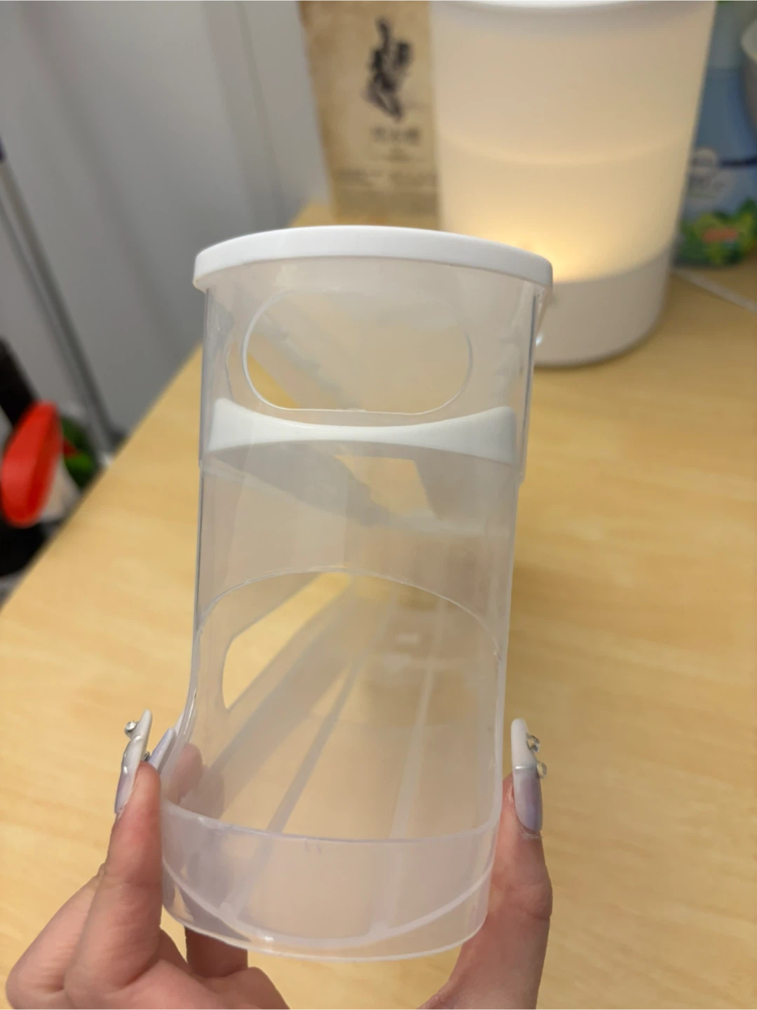 Clear Plastic Storage Container with Lid - photo 3