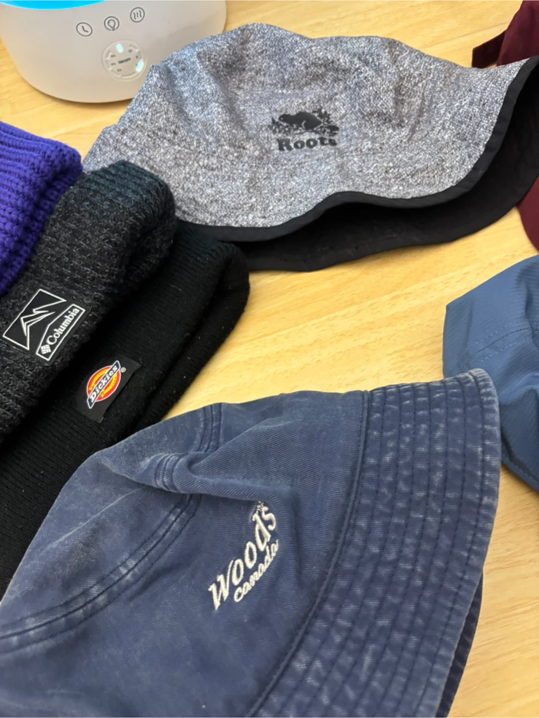 Assorted Hats: Adidas, Woods Canada, Columbia, Roots, Dickies - photo 2