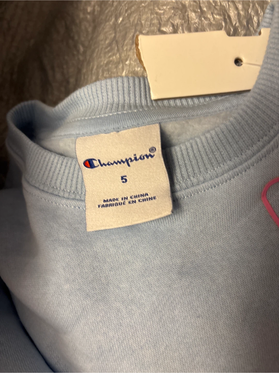 Champion Baby Blue 2pc sweat pant & Sweat top - Size 5 - photo 3