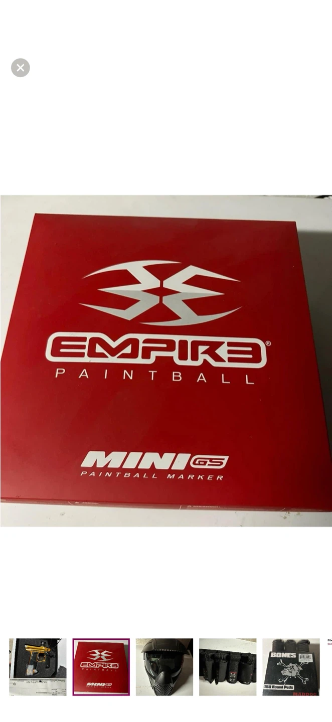 Empire Mini GS Paintball Marker Gold/Silver
