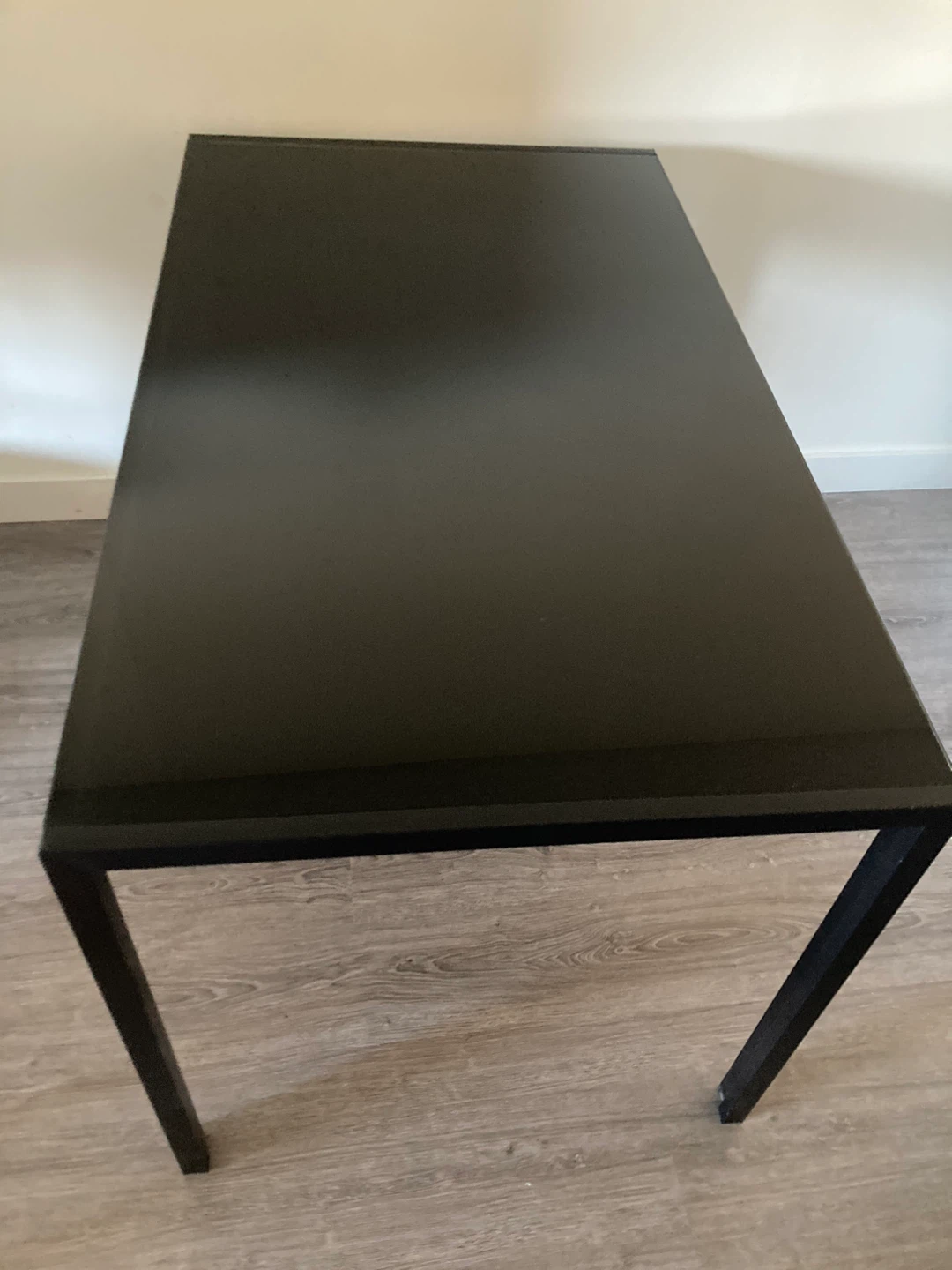 Black Rectangular Table