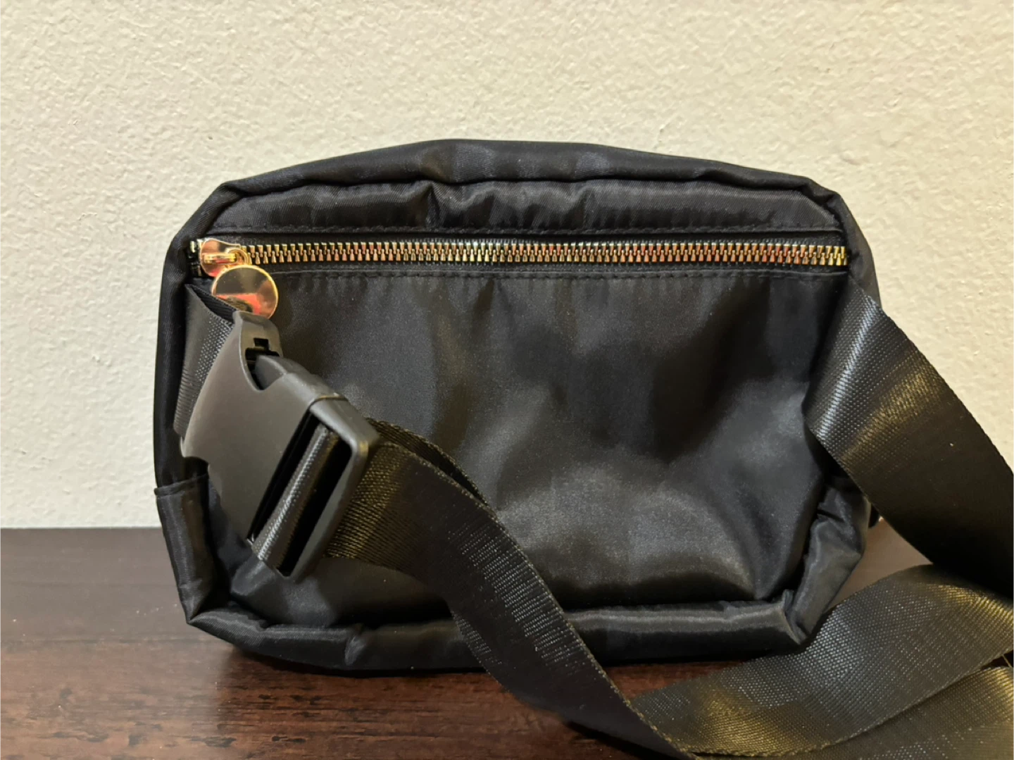 BRAND NEW-Black Fanny Pack with Floral Initial 'P' - photo 2