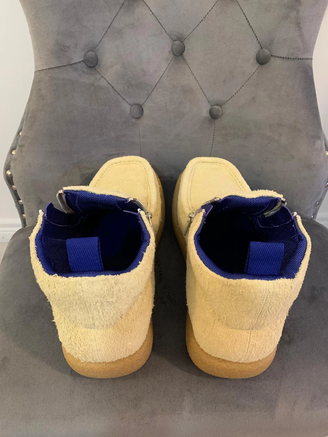 Burberry Suede Zip Boots. Size 45US - photo 4