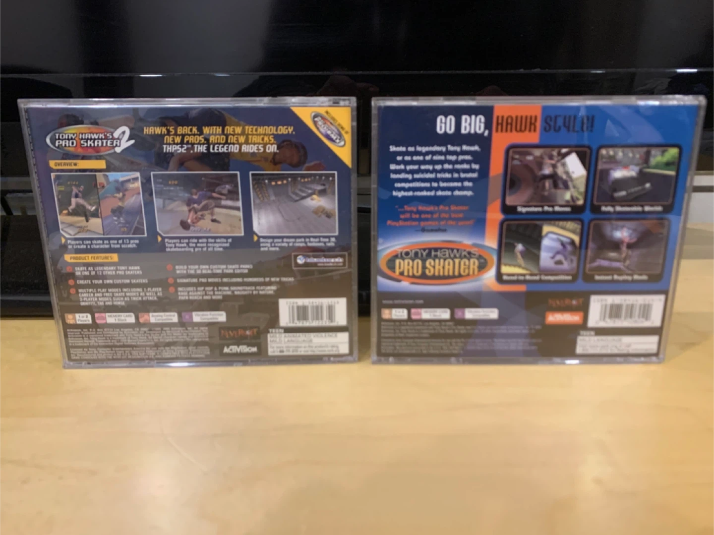 Ps1 PlayStation 1 Tony Hawk 1 & 2 games - photo 2