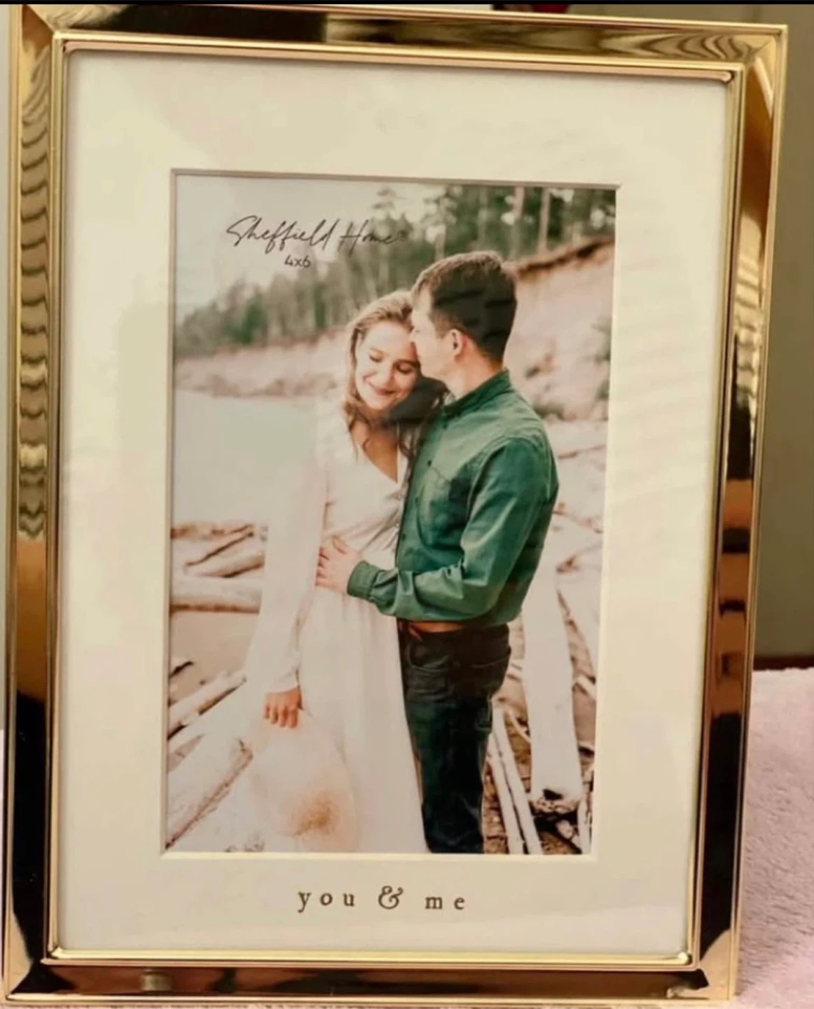 Sheffield Home 4x6 "you & me" Photo Frame