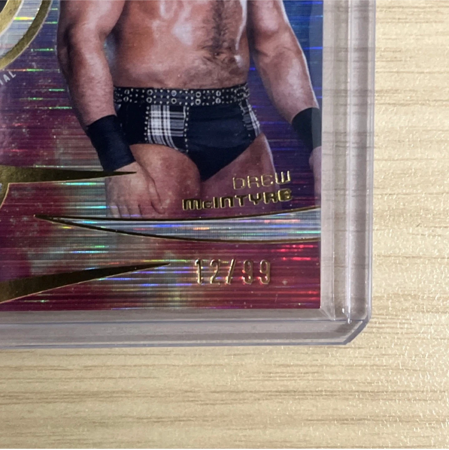 WWE Universe  Drew McIntyre Autograph Relic Card 12/99 - photo 3