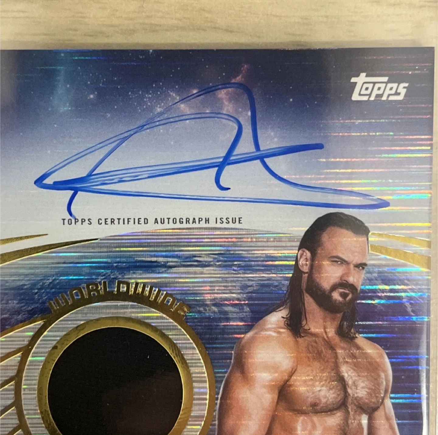 WWE Universe  Drew McIntyre Autograph Relic Card 12/99 - photo 4