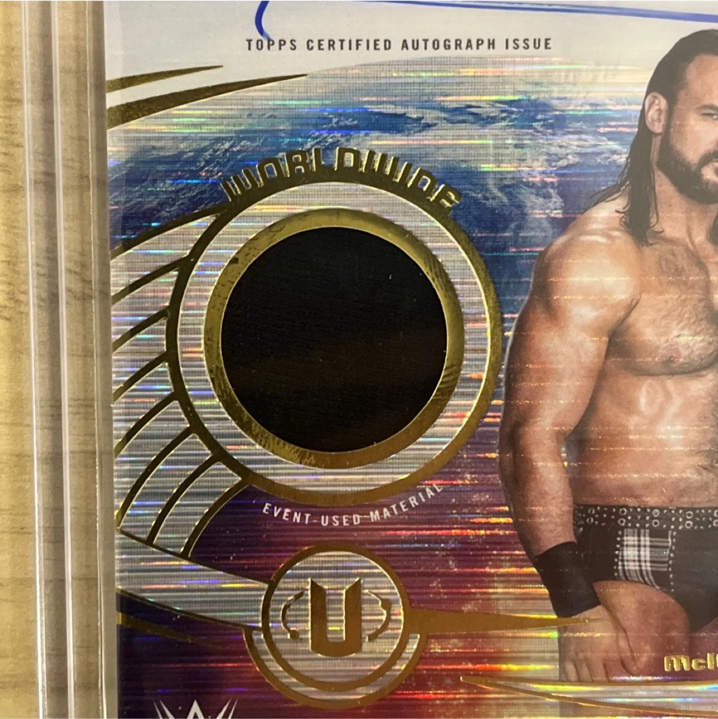 WWE Universe  Drew McIntyre Autograph Relic Card 12/99 - photo 5