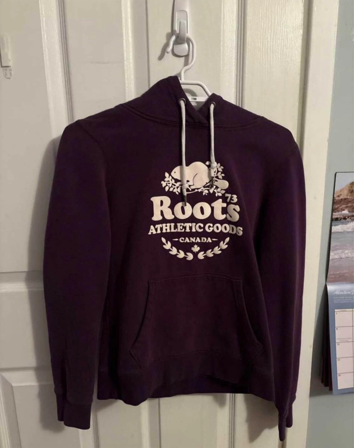 Roots Athletic Goods Hoodie - Purple women size small