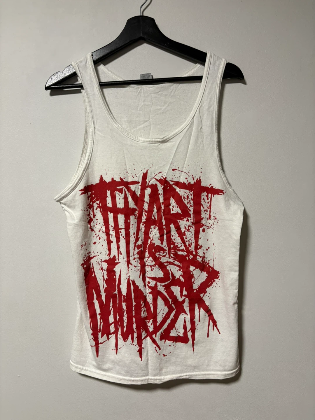White "Thy Art Is Murder" Tank Top Size S