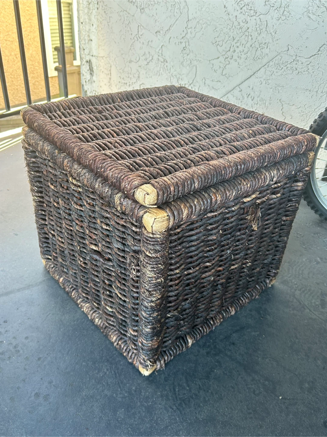 Wicker Storage Chest
