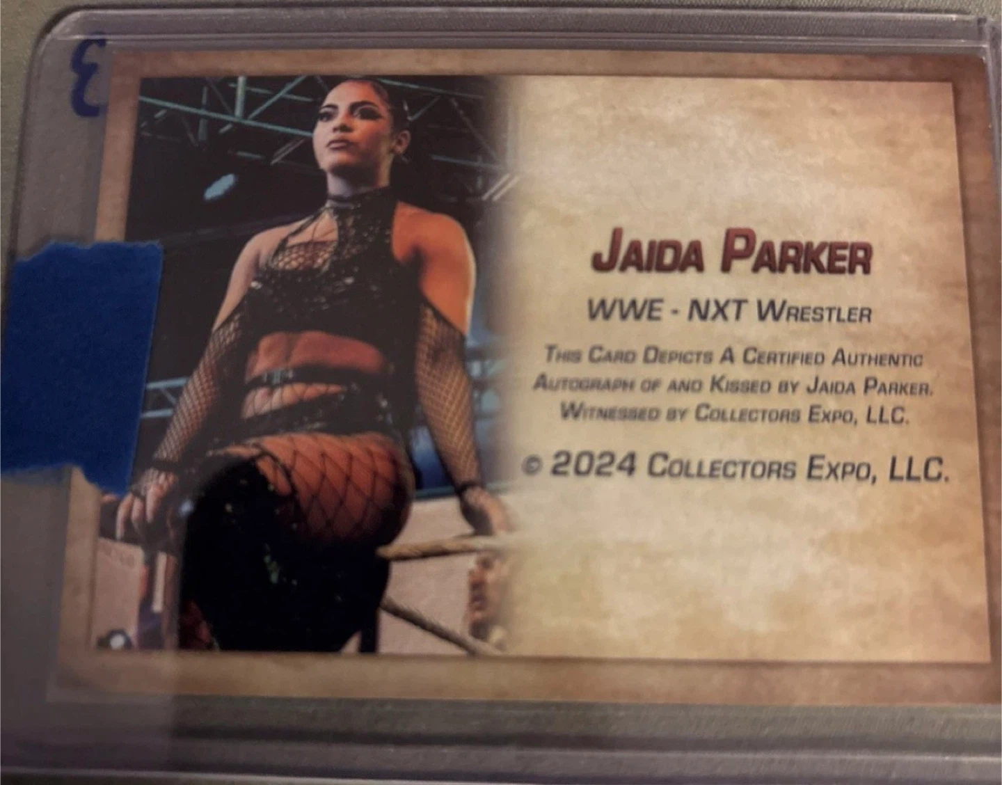Jaida Parker Autographed Kiss Print Trading Card - photo 2