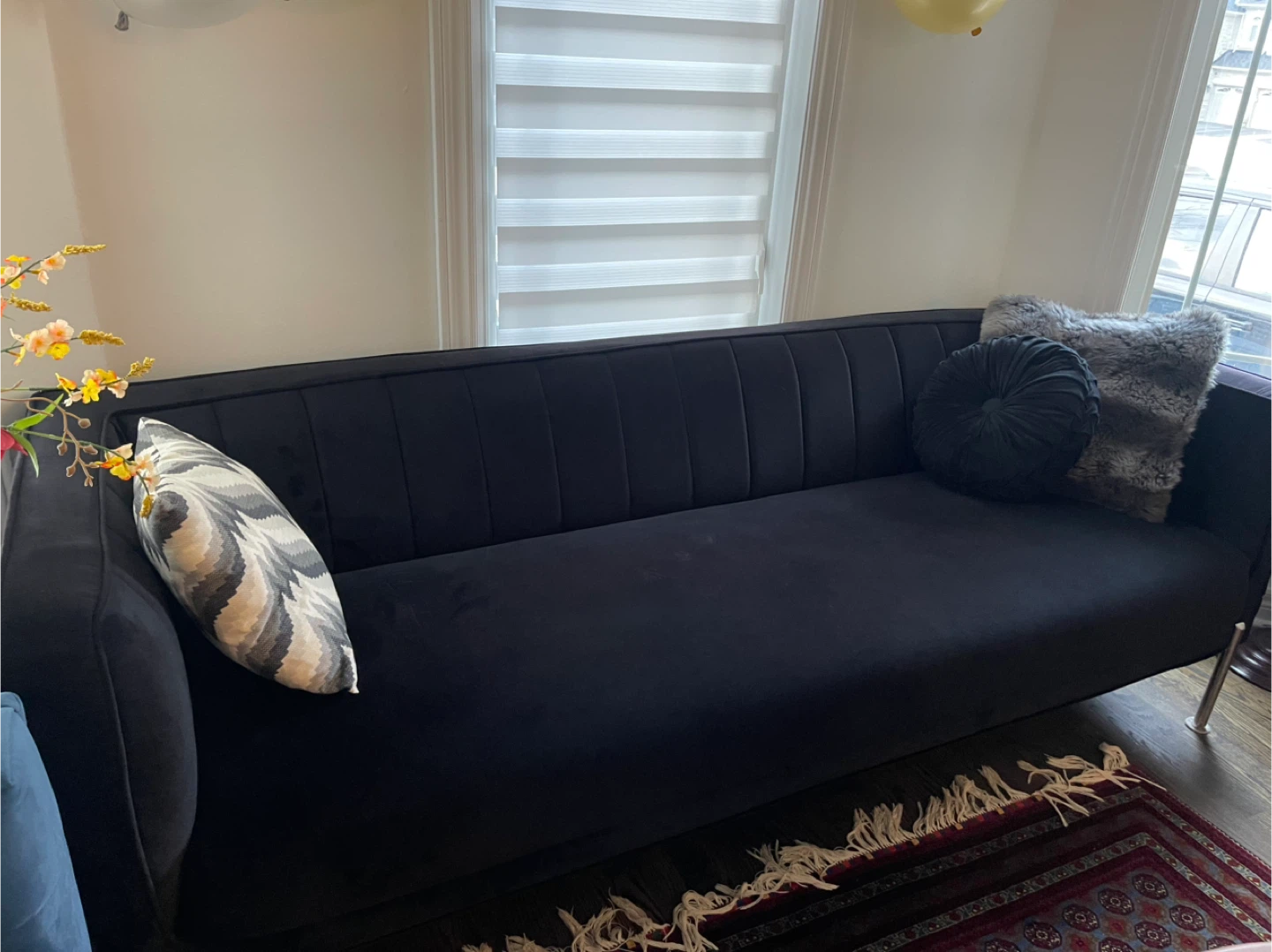 Black Velvet Sofa sets - photo 2