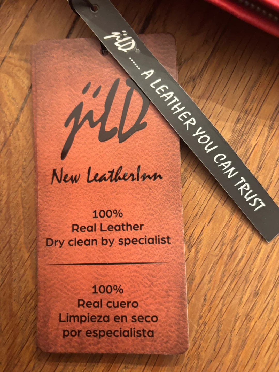 Jill New Leatherinn Red Leather Skirt - photo 5