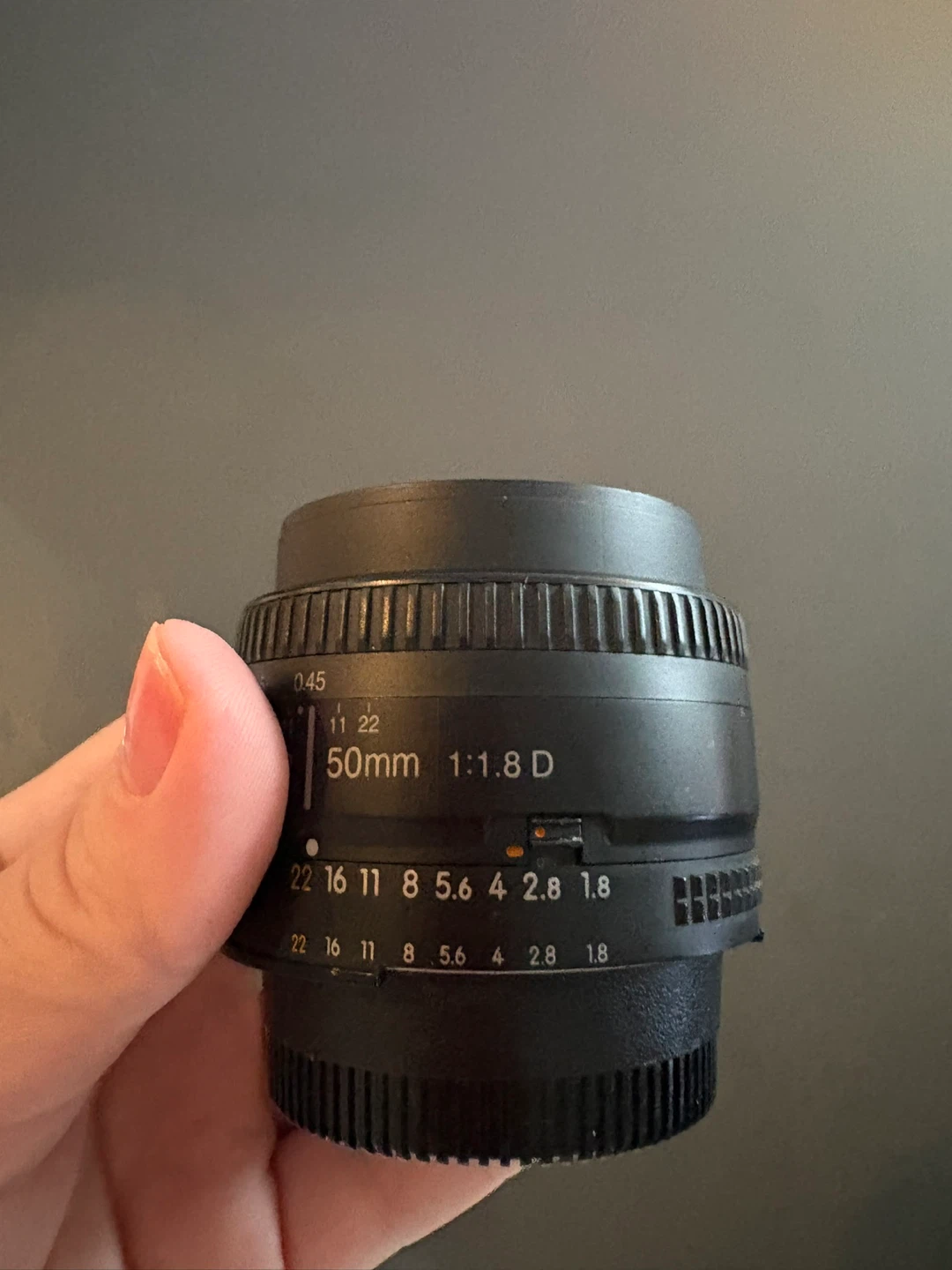Nikon AF Nikkor 50mm 1:1.8 D Lens