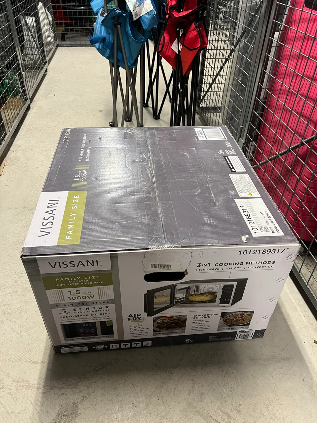 Vissani Family Size Air Fryer Countertop Microwave - photo 2