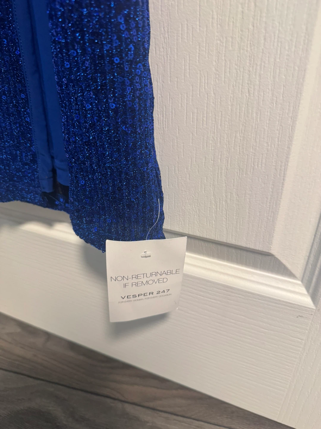 Vesper Royal Blue Sequin Gown - photo 3