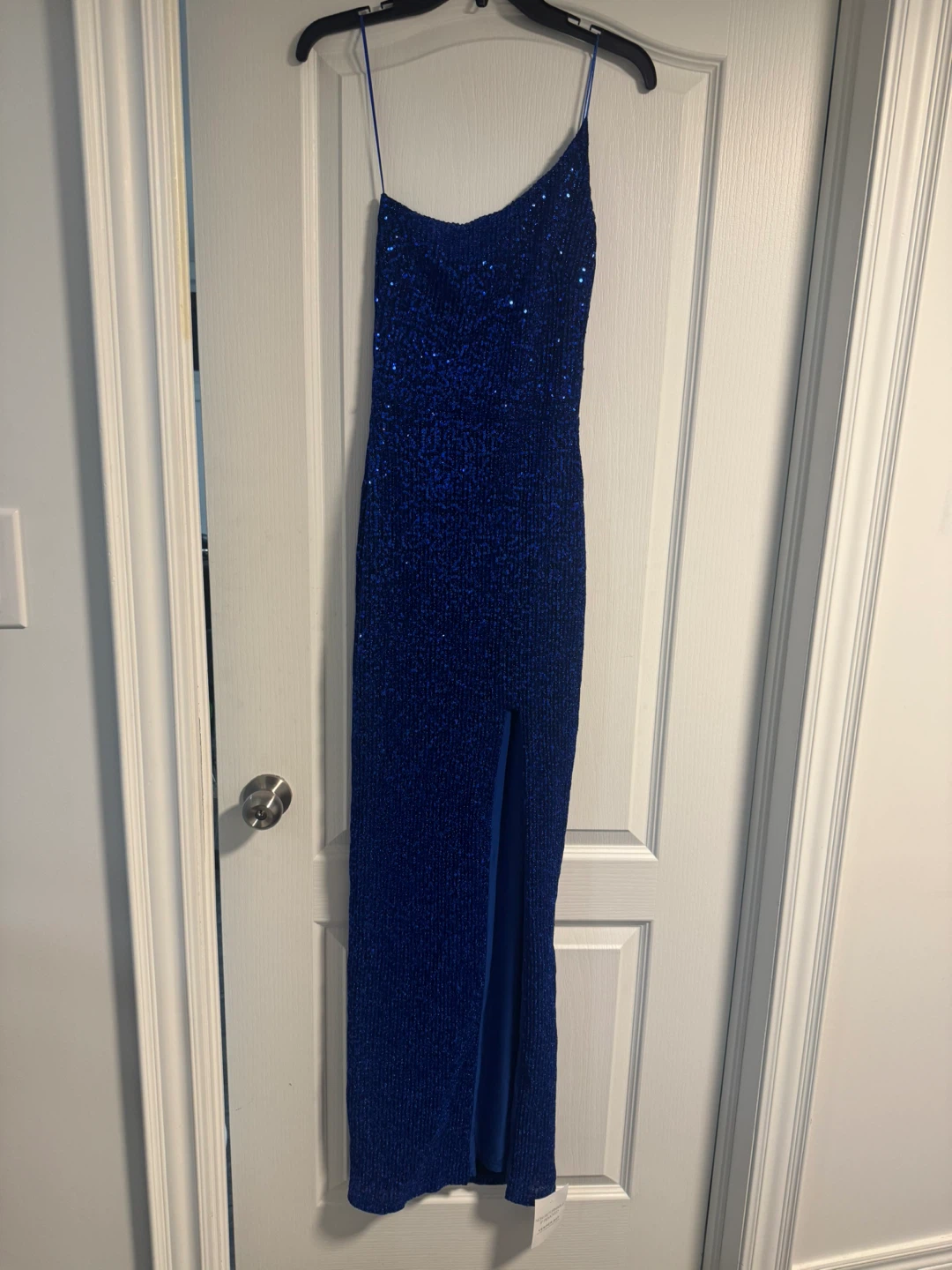 Vesper Royal Blue Sequin Gown