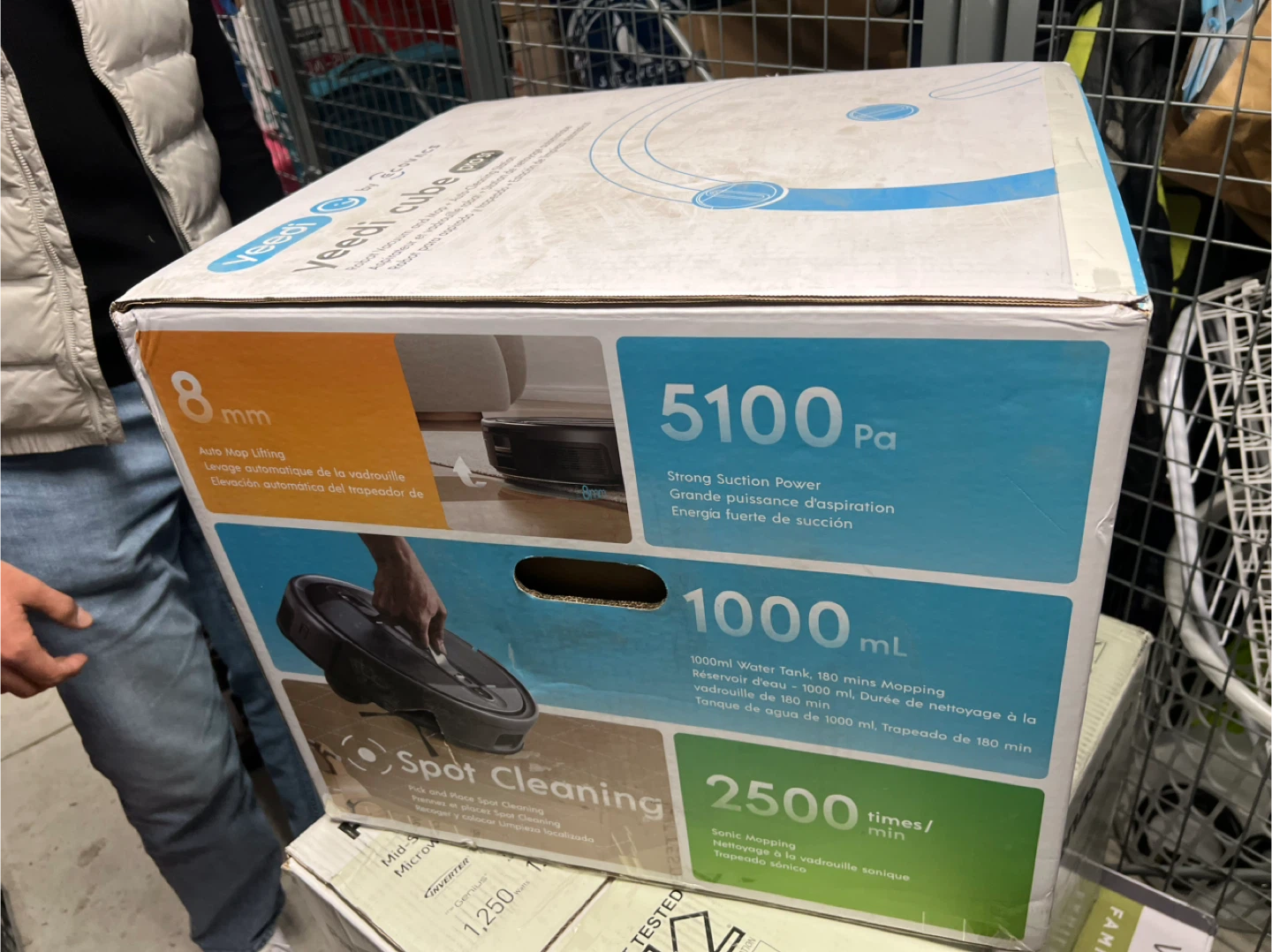 Yeedi Cube Pro Robot Vacuum