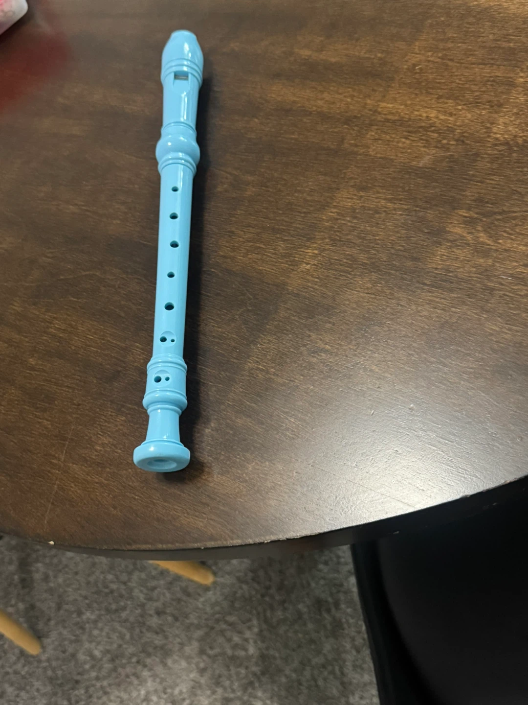 Light Blue Recorder Musical Instrument
