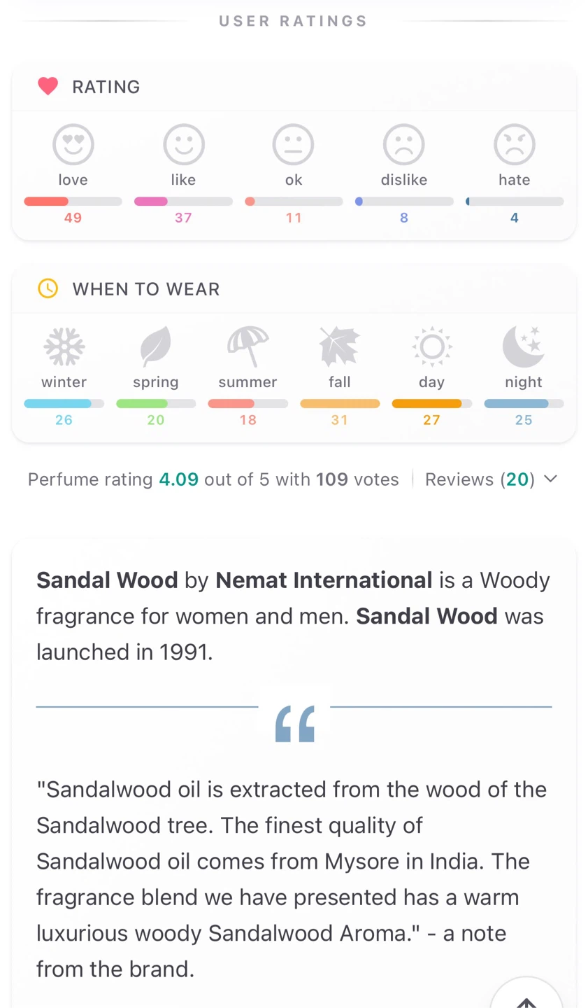 Nemat Sandalwood Roll-On Fragrance Oil 10ml - photo 5
