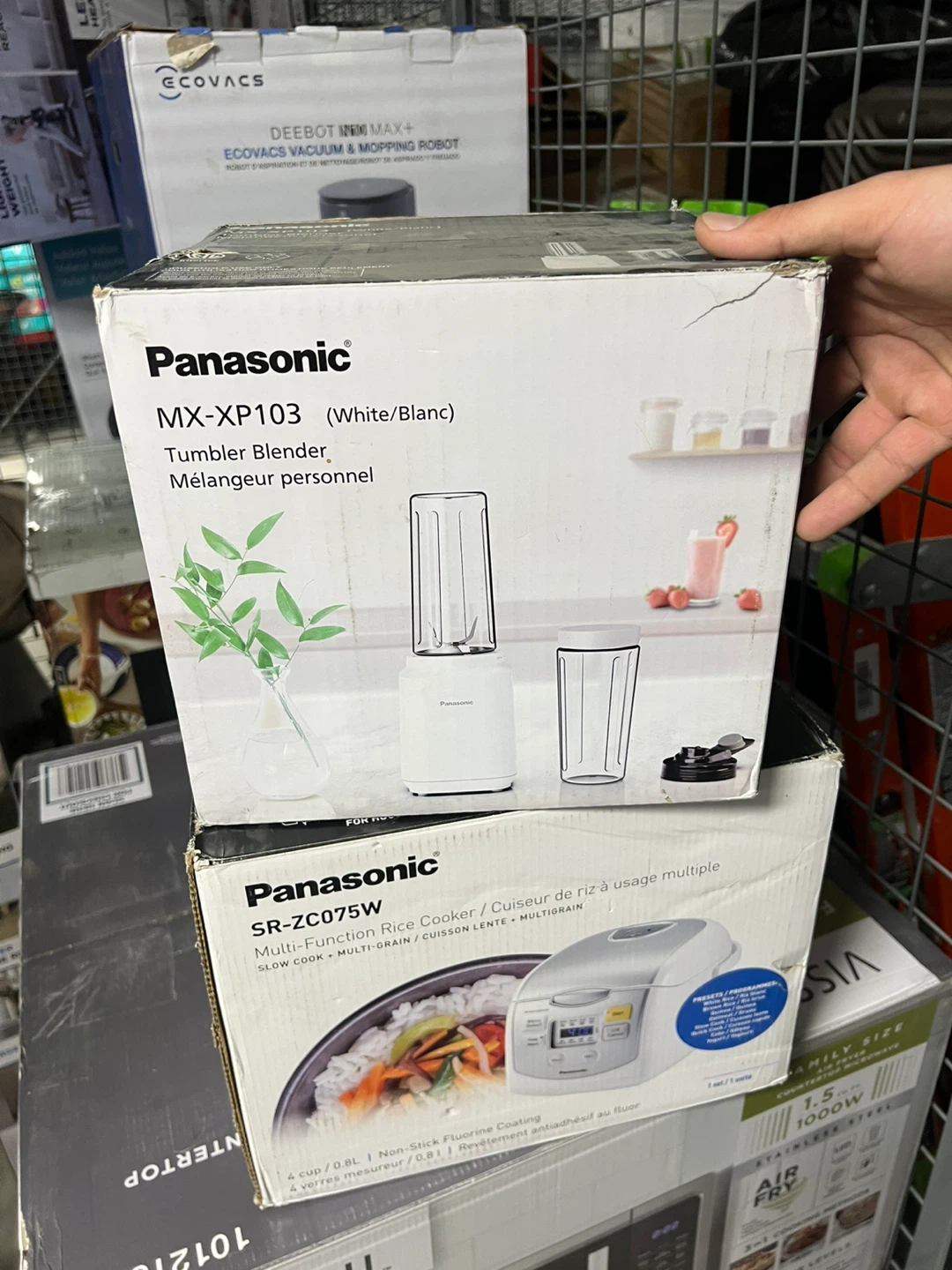 Panasonic MX-XP103 White Tumbler Blender