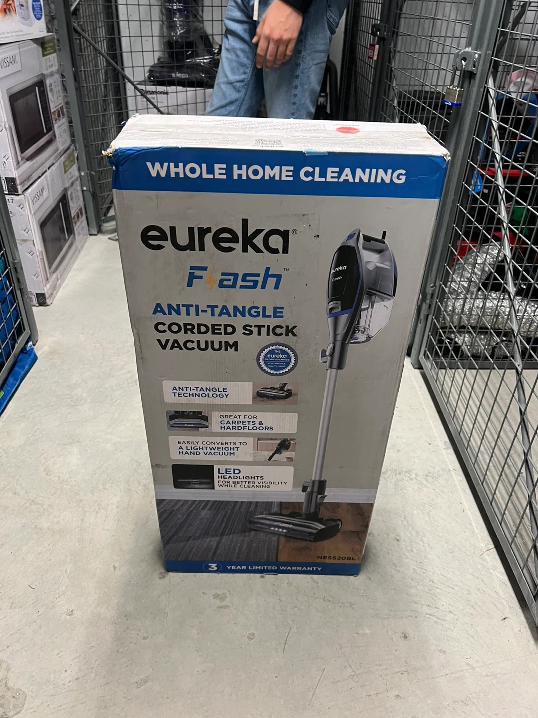 Eureka Flash Anti-Tangle Corded Stick Vacuum