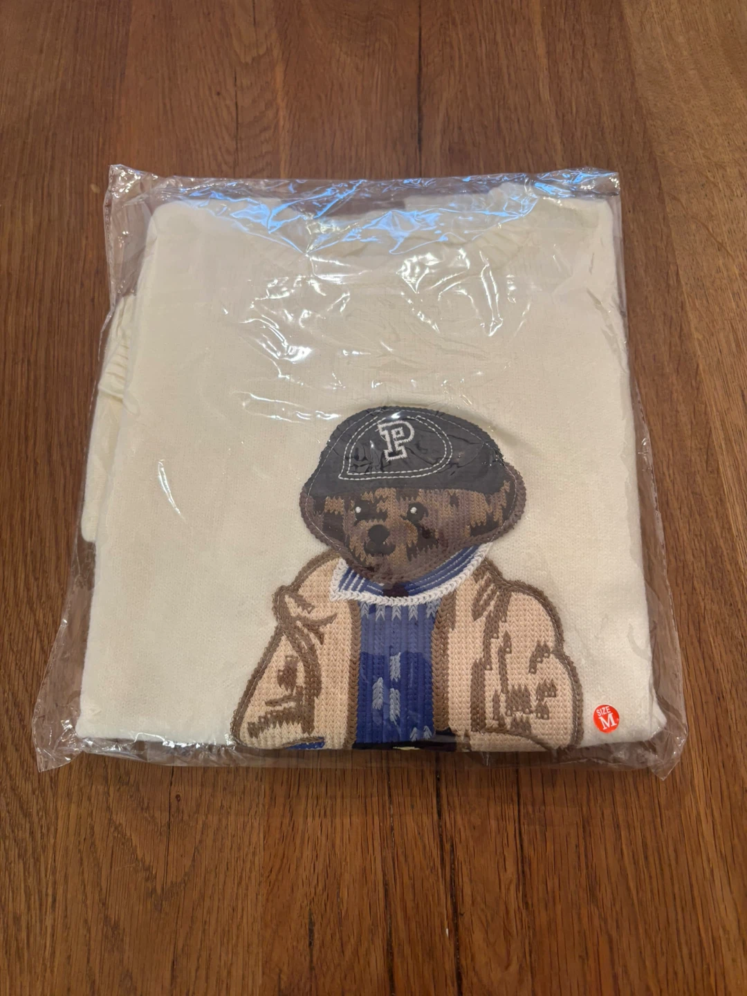 Cream Embroidered Bear Sweater - photo 3