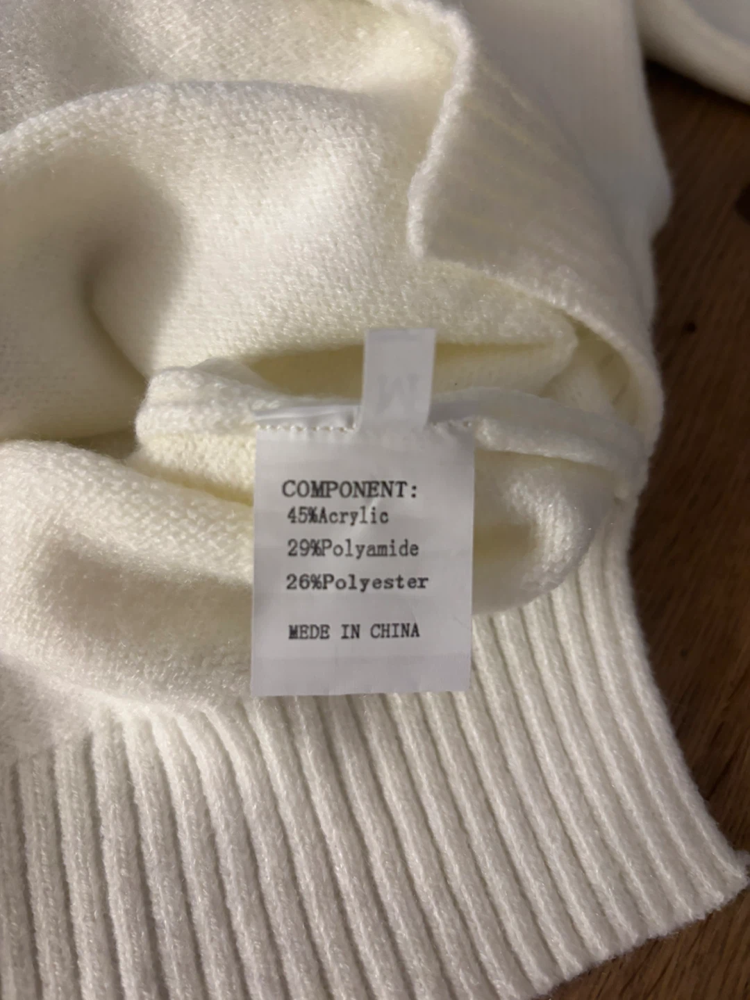Cream Embroidered Bear Sweater - photo 5