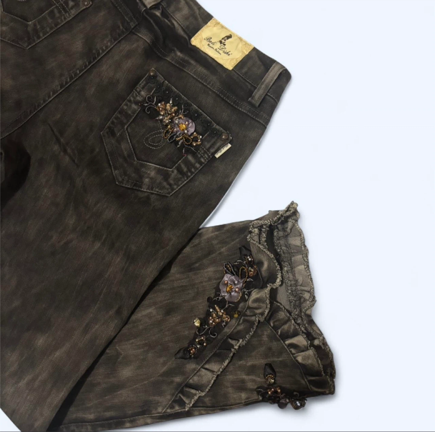 Bell Dahi Embroidered Flared Jeans - photo 4
