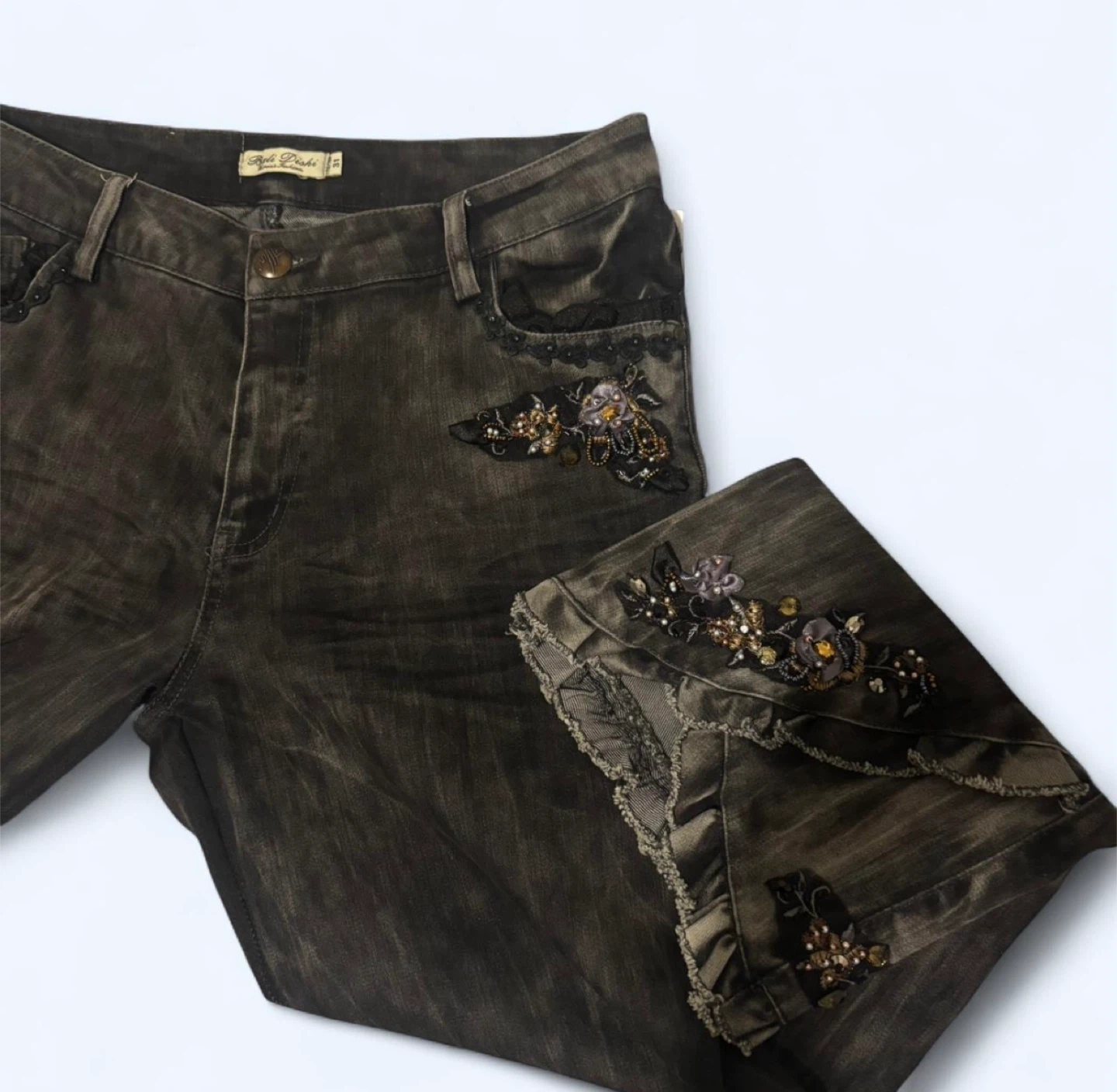 Bell Dahi Embroidered Flared Jeans - photo 3