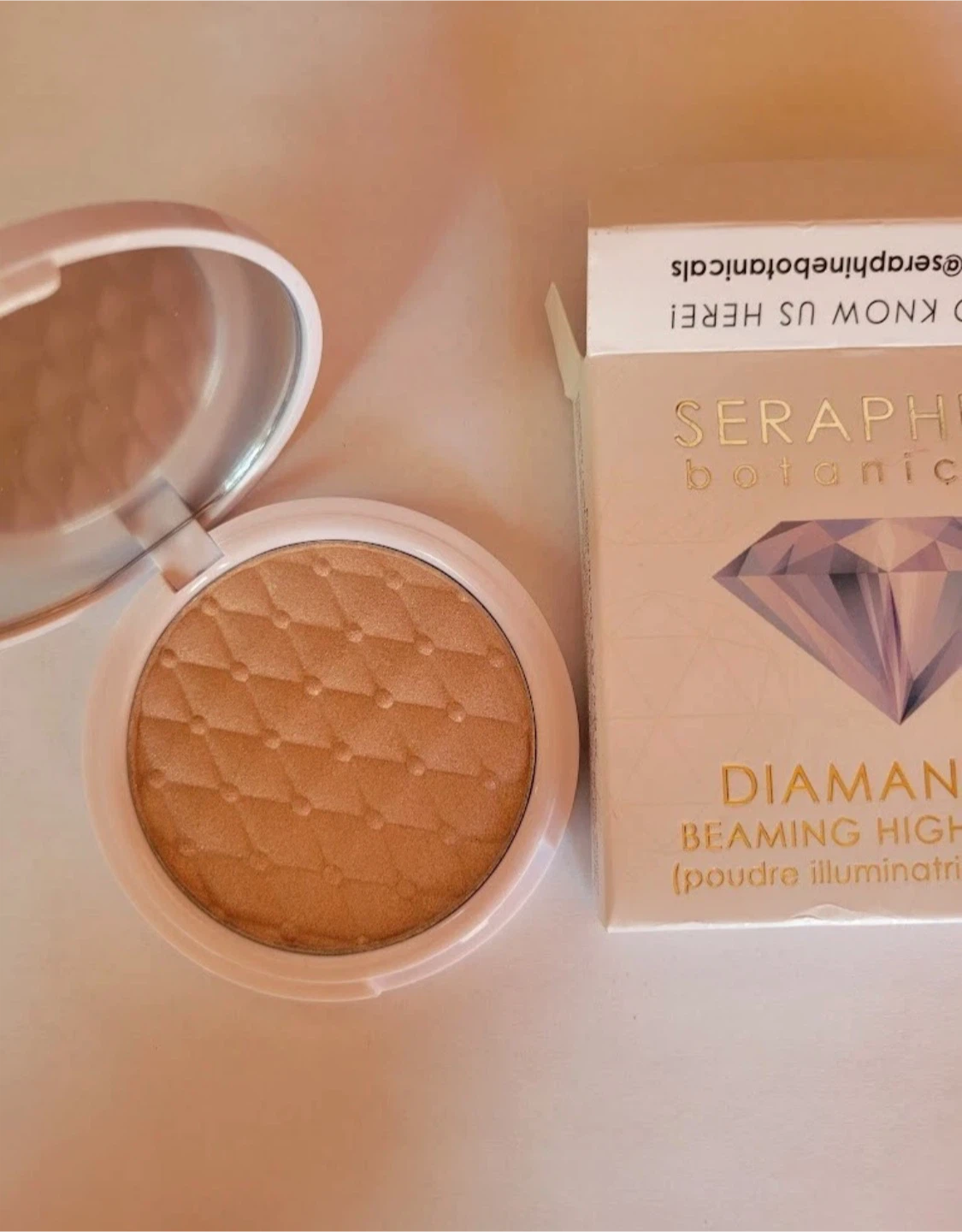 Seraphine Botanicals Diamantine Beaming Highlighter - Oyster - photo 3