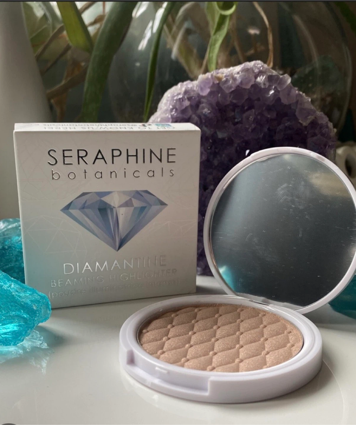 Seraphine Botanicals Diamantine Beaming Highlighter - Oyster