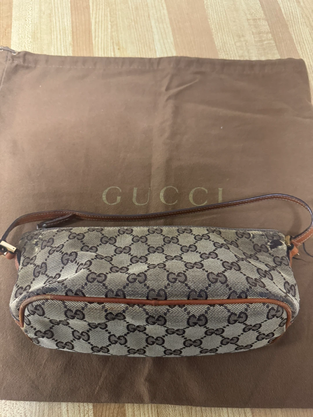 Gucci Monogram Canvas Pouch - photo 4