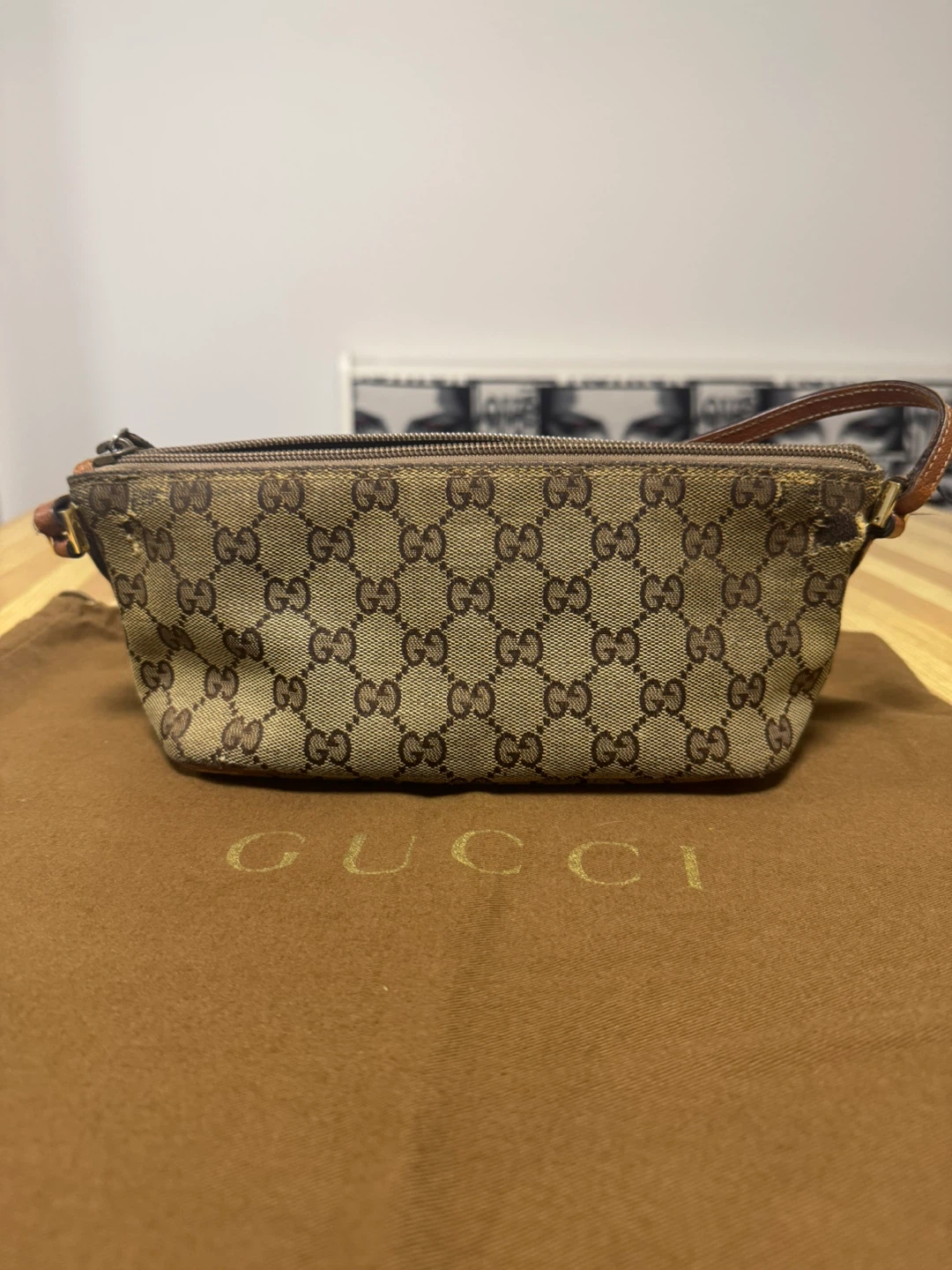 Gucci Monogram Canvas Pouch - photo 2