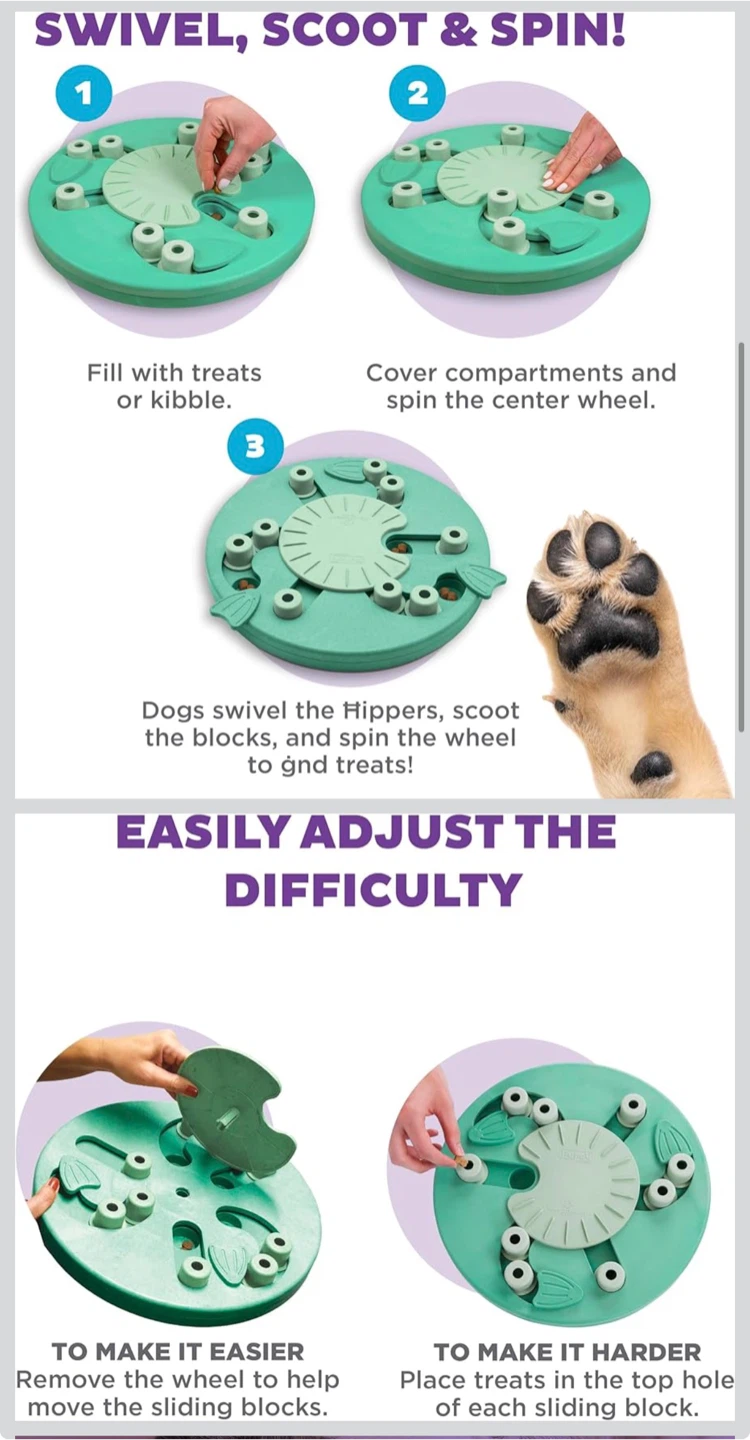 2 Dog Treats Puzzles - Play Toys - photo 4
