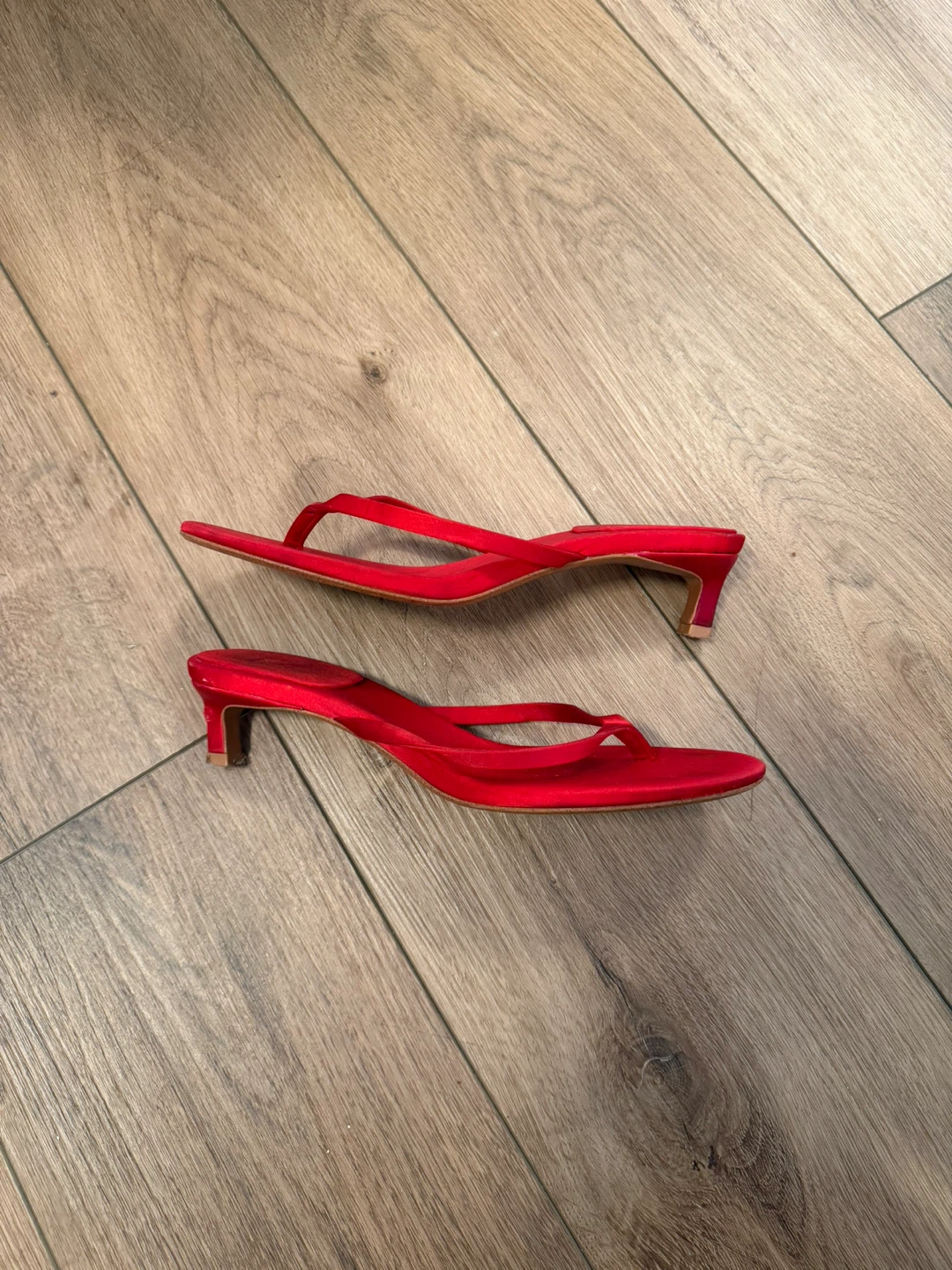 red zara kitten heels - photo 2