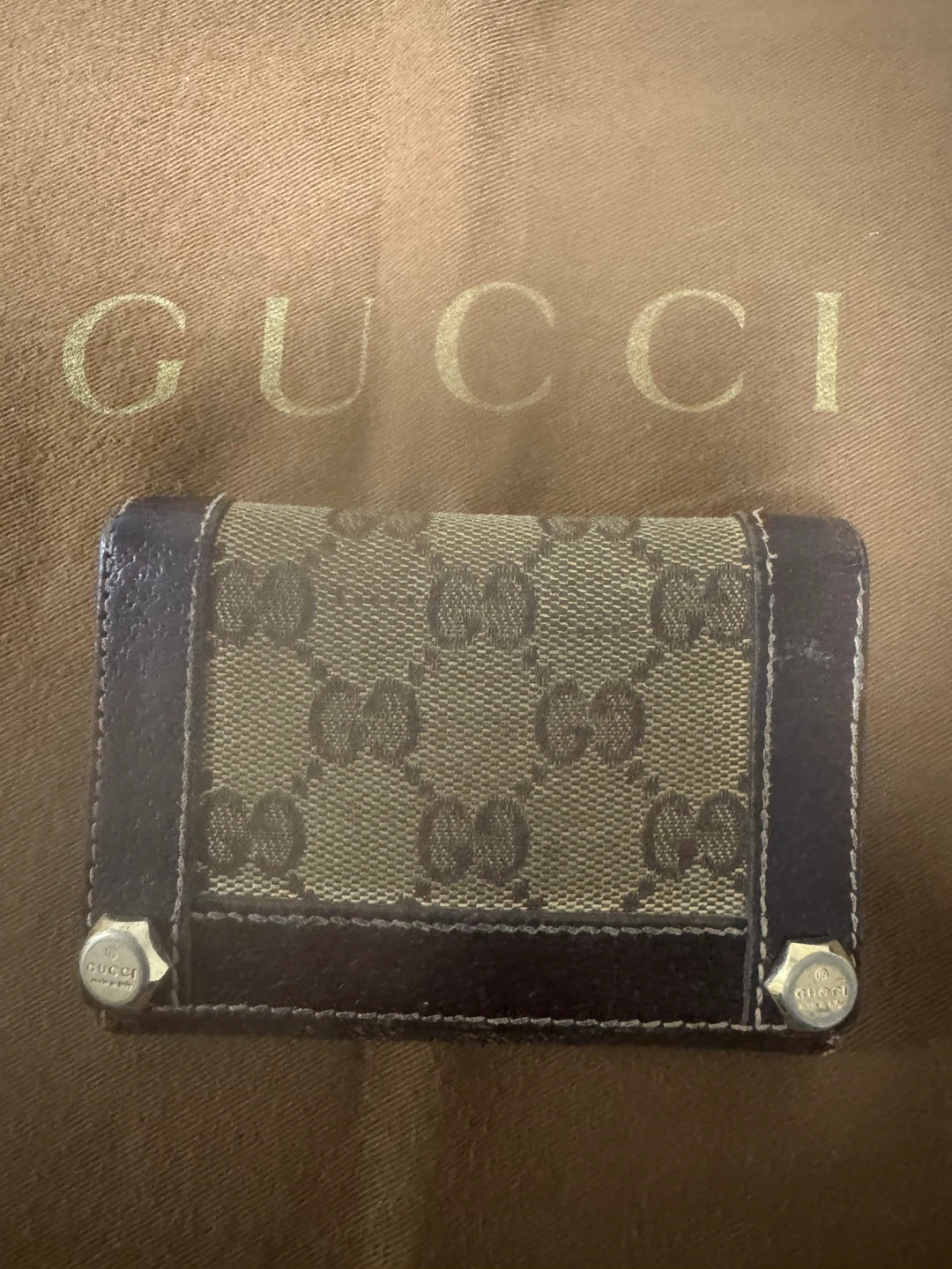 Gucci GG Canvas Card Holder